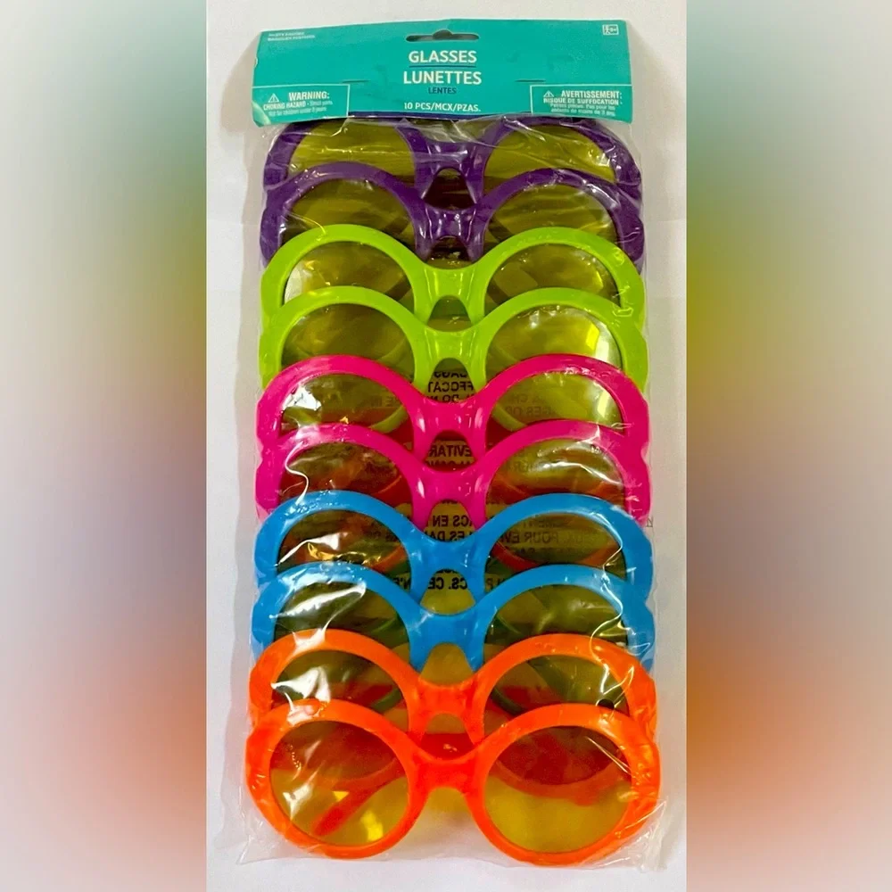 Party Favors Wide Eye Tinted Sunglasses 10 ct